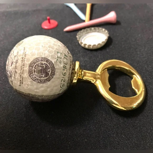 All about the Benjamin’s! 💵 Federal Reserve banknote golf ball bottle opener! - Picture 9 of 10